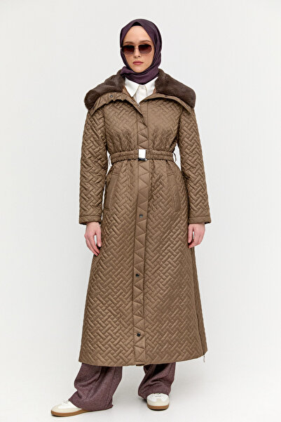 Setrms Yüksek Yaka Kapitone Kaban