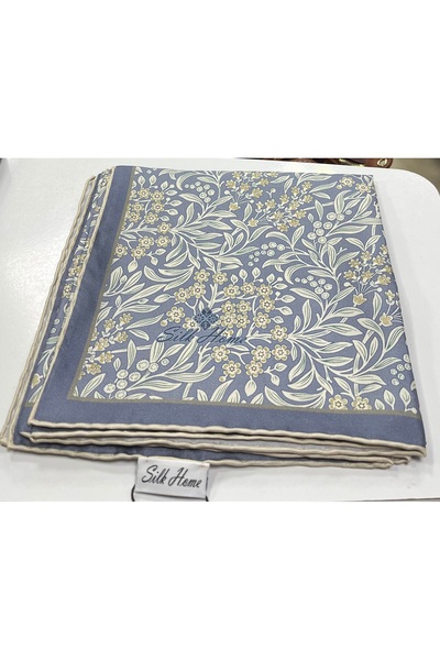 SİLKHOMEE وشاح حريري من نسيج التويل بنسبة 100%