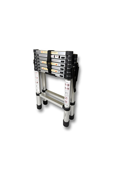 Endokon 230 + 190cm. - 8+7 Basamaklı Teleskopik Merdiven - A Tipi Uzayan Merd...