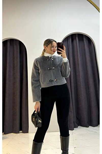 GKBUTİK2024 KADIN GİYİM MİNİ KAŞE CEKET