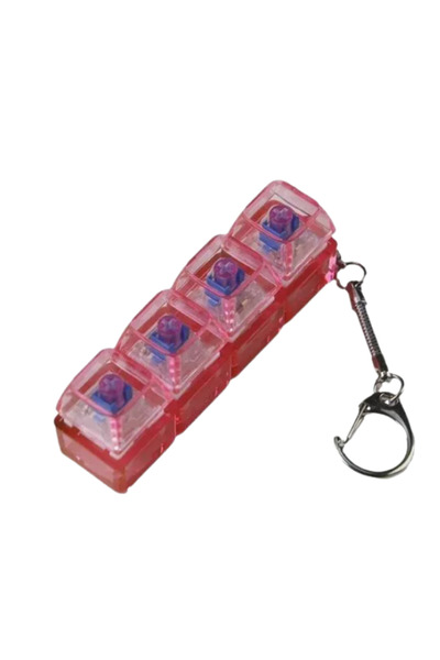 BalonKasaba Işıklı Klavye-Stres Giderici Anahtarlık-Click Sesli-Stress Keyboa...