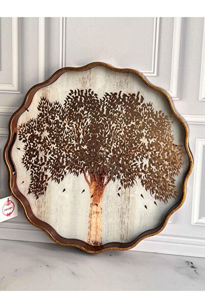 ROSSEV صينية مستديرة من أربول جولد