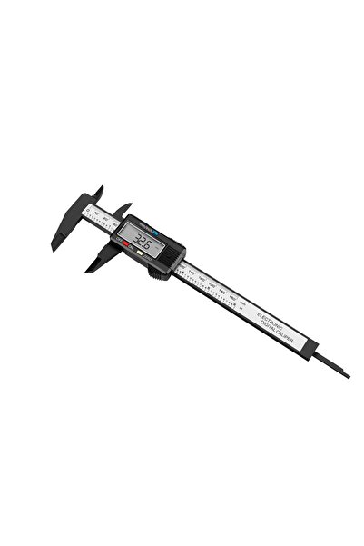 Kraft Subler electronic digital negru, precizie 0,1 mm, 0-150mm,