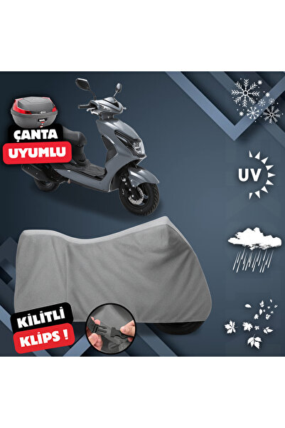 ULTRASHOP KUBA SPACE 50 PRO Su Geçirmez Motosiklet Brandası Arka Çanta Top Ca...