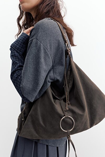 Pull & Bear Tokalı askılı shopper çanta