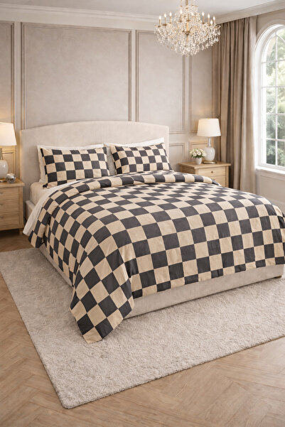 Güvenal Prestige Double Duvet Cover Set with Elastic Fitted Sheet |   Dowry L...