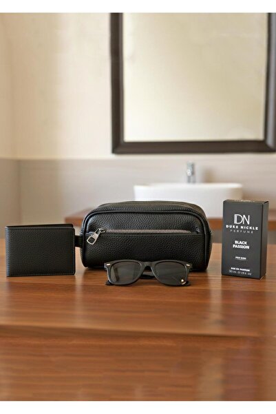 Duke Nickle Men's Bag Wallet Glasses Perfume 4-Piece Luxury Stylish Gift Set