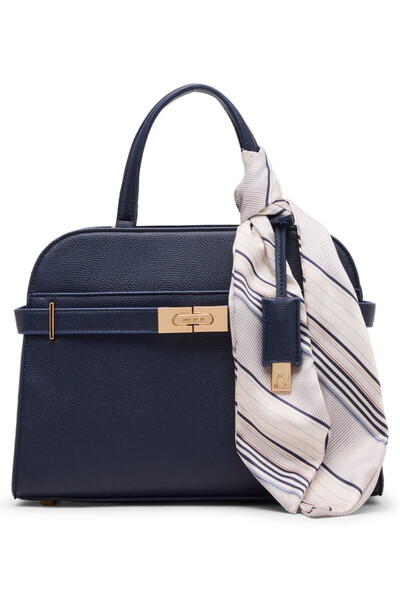 Anne Klein Logo Detail Satchel Bag