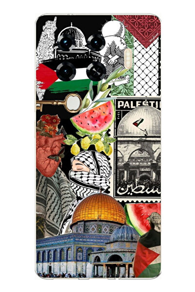 TechTree حافظة سيليكون متوافقة مع هاتف Tecno Spark 20 Pro+ Plus من فلسطين فري...