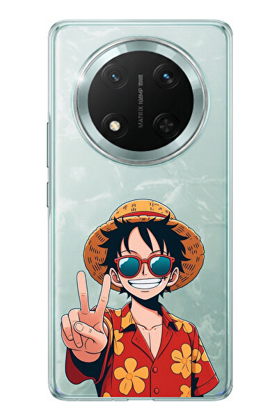 TechTree حافظة سيليكون متوافقة مع Honor X9C بتصميم Monkey D. Luffy مطبوع