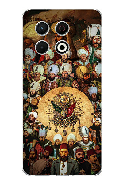 TechTree Tecno Spark 30 Pro Compatible Ottoman Sultans Printed Silicone Case