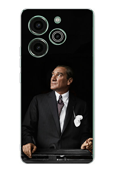 TechTree Tecno Pova 6 Pro Compatible Ufka Bakan Lider Atatürk Printed Silicon...
