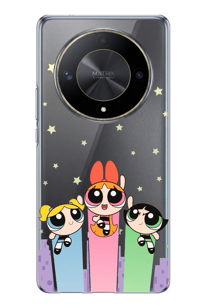 TechTree Honor X9B Compatible Powerpuff Girls Designed Printed Silicone Case