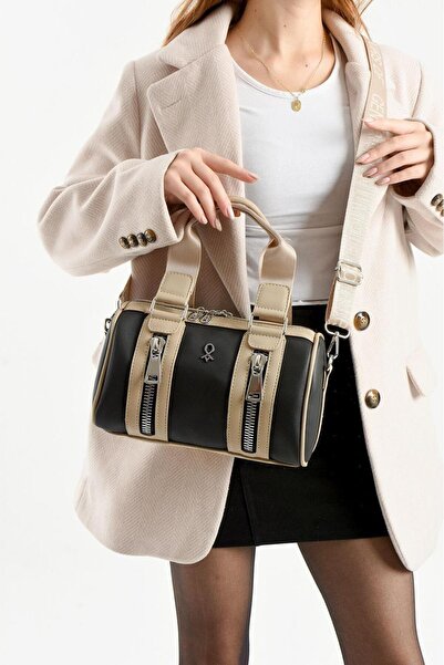 Bipanya Pablo Paneled Cylinder Lacoste Women's Shoulder Bag Bp-4864O