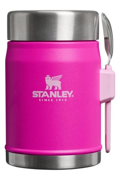 Stanley Klasik Kaşıklı Pembe 0.40 lt Çelik Yemek Termosu