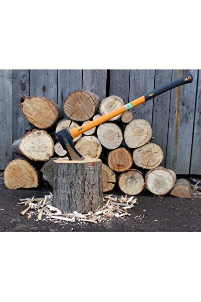 Selgot Fiberglass Handle Axe, Size 86x19x9cm, 2kg, Yellow-Black