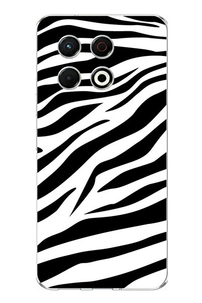 TechTree Tecno Spark 30 Pro Compatible Zebra Design Printed Silicone Case