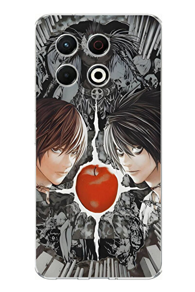 TechTree حافظة سيليكون مطبوع متوافقة مع تكنو سبارك 30 برو بتصميم غطاء ديث نوت