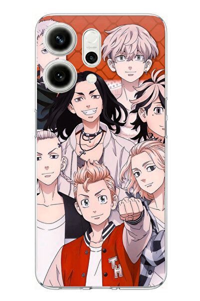 TechTree حافظة سيليكون متوافقة مع هاتف اوبو رينو 14 5G توكيو ريفينجرز كاراكتر...