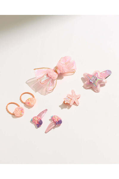 REDTAG Girls Hair Clip Box Set (7 Piece)