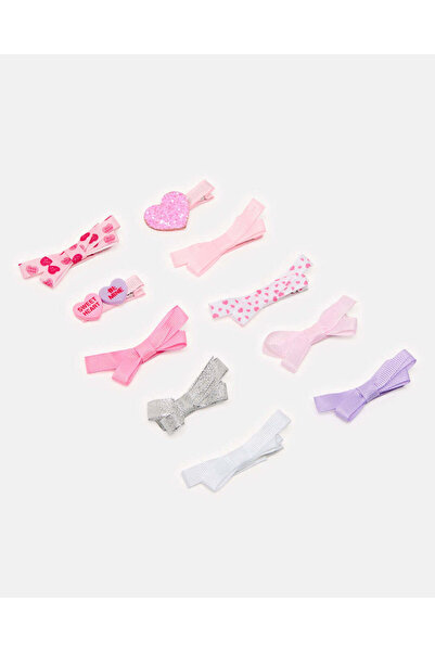 REDTAG مجموعة مشابك شعر متنوعة للبنات (عبوة من 20 قطعة)