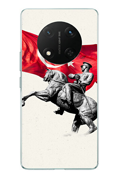 TechTree Honor X9C Compatible Honor Memorial Detailed Ataturk Printed Silicon...