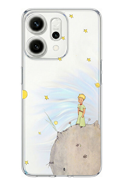 TechTree حافظة سيليكون متوافقة مع هاتف اوبو رينو 14 5G بتصميم الأمير الصغير م...