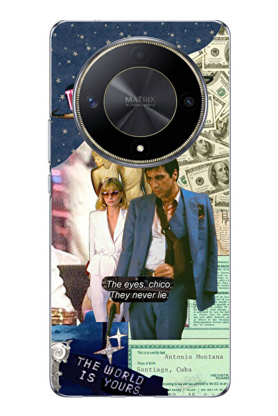 TechTree حافظة سيليكون مطبوع متوافقة مع Honor X9B بتصميم إلفيرا هانكوك وتوني ...