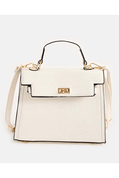 REDTAG Women White Plain Day Bag