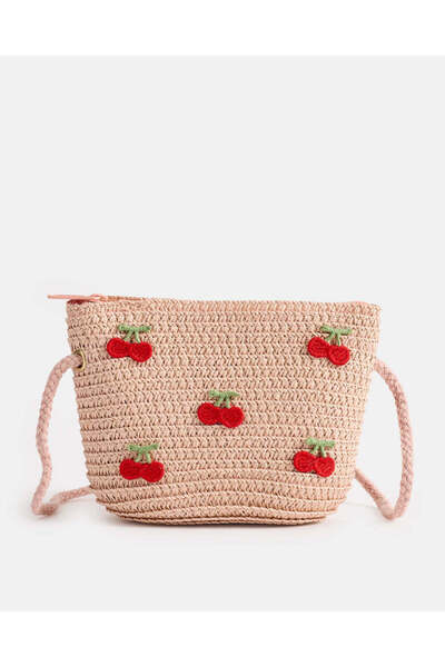 REDTAG Girls Pink Bag With Cherry