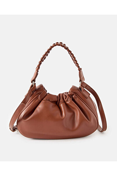 REDTAG حقيبة يد بنية اللون للنساء