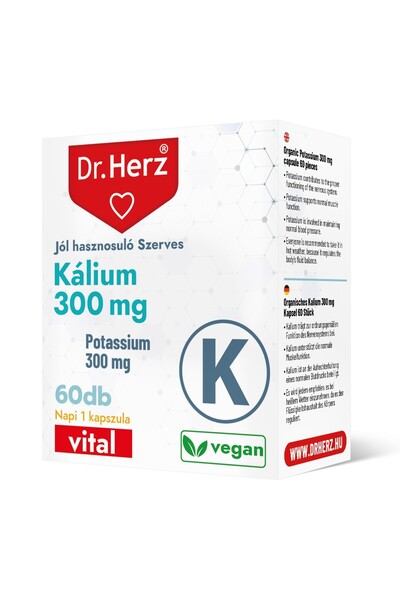 Dr Herz Vegan capsules with potassium 300 mg 60 pcs