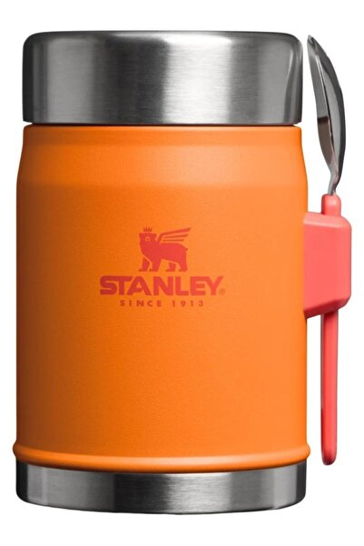 Stanley Klasik Kaşıklı Turuncu 0.40 lt Çelik Yemek Termosu