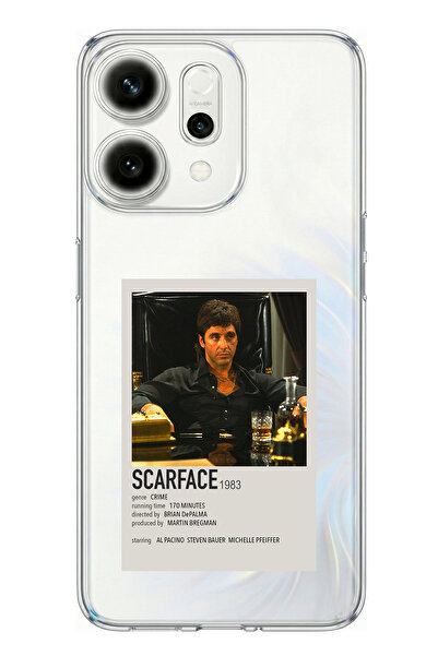 TechTree Oppo Reno 14 5g Compatible Scarface Mini Poster Design Printed Silic...