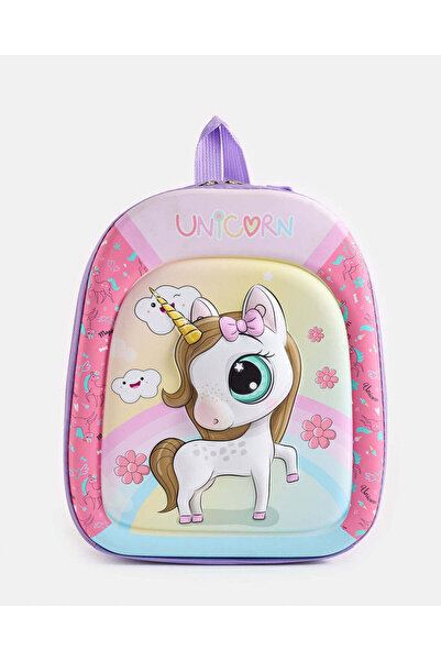 REDTAG Girls Assorted Printed Hardcase Backpack