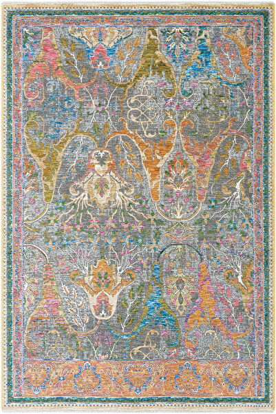 Cool Halı Mondela Gri Renkli Desenli Klasik Dokuma Retro Otantik Dört Mevsim ...