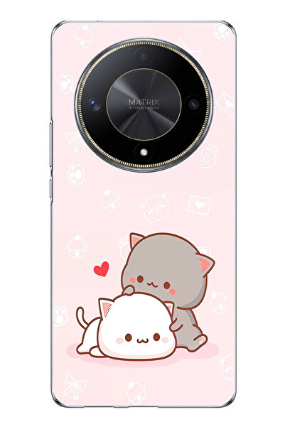 TechTree حافظة سيليكون متوافقة مع Honor X9B لطيفة وريموتية مطبوع