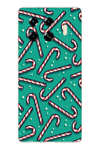 TechTree حافظة سيليكون مطبوع متوافقة مع هاتف Tecno Spark 20 Pro+ Plus مع عصا ...