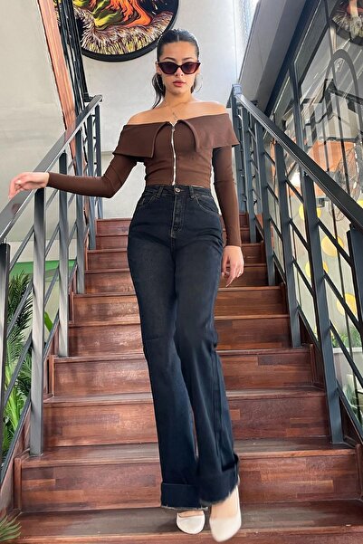 Rich Star جينز إسباني واسع الساق - بلاط كيريميت