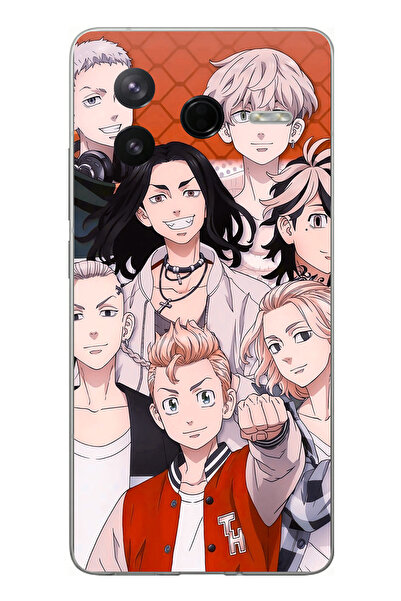 TechTree حافظة سيليكون متوافقة مع شخصيات طوكيو ريفينجرز مطبوع من بوكو F7 برو