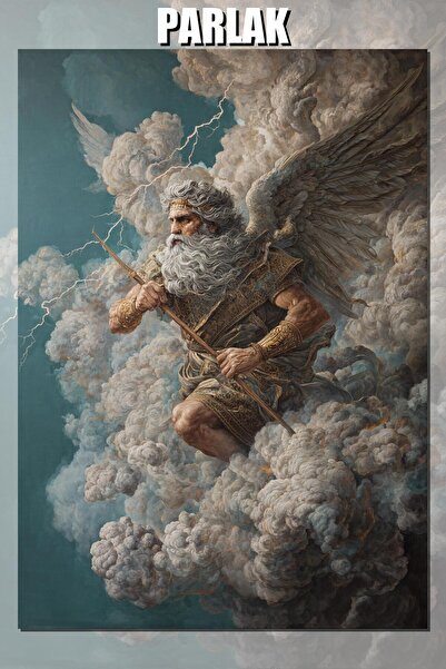 CALLWOOD Minimalist Yunan Tanrıları Mitoloji Çerçevesiz Duvar Posteri