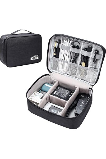 The Bros Electronics Organizer Bag - Waterproof Compact & Multi-Layer Travel ...