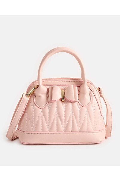 REDTAG Girls Pink Quilted Bag