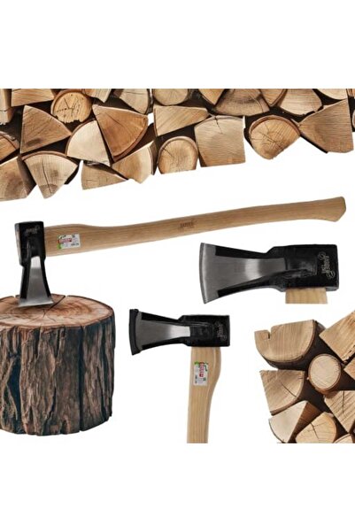 Selgot Axe with Wooden Handle, Length 80cm, 2000gr