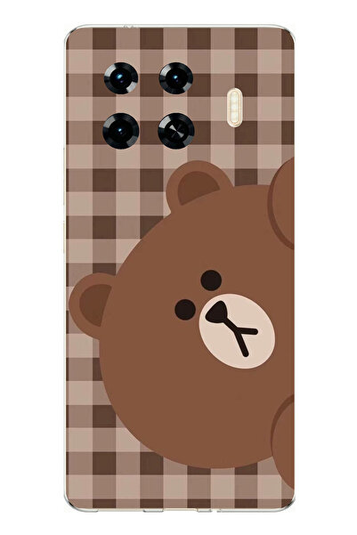 TechTree حافظة سيليكون مطبوع متوافقة مع تكنو سبارك 20 برو+ بلس بتصميم الجانب ...