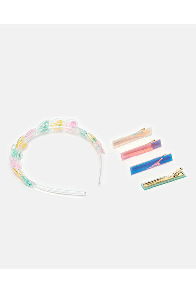 REDTAG Girls Assorted Hair Band Set (Pack of 5)