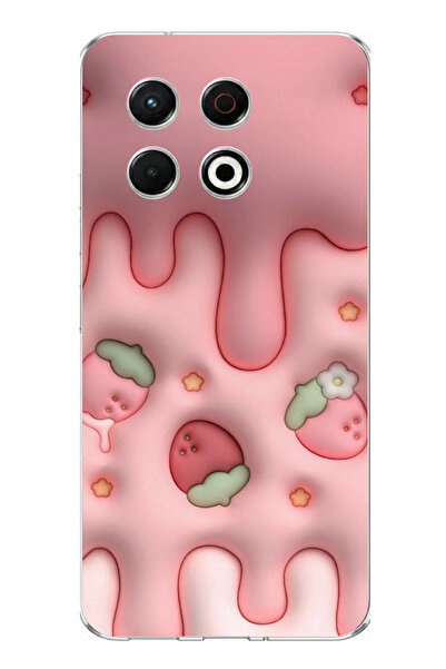 TechTree حافظة سيليكون متوافقة مع تيكنو سبارك 30 برو مطبوع