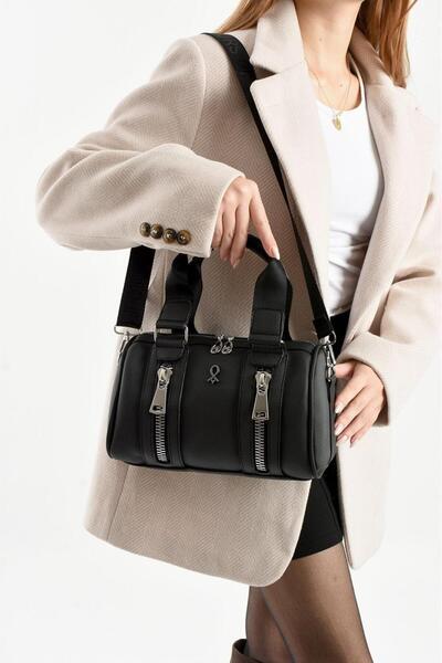 Bipanya Pablo Paneled Cylinder Lacoste Women's Shoulder Bag Bp-4864O