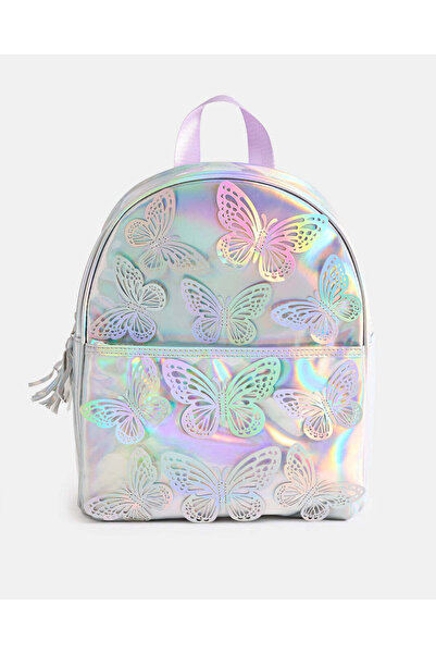 REDTAG Girls Assorted Butterfly Embellished Backpack