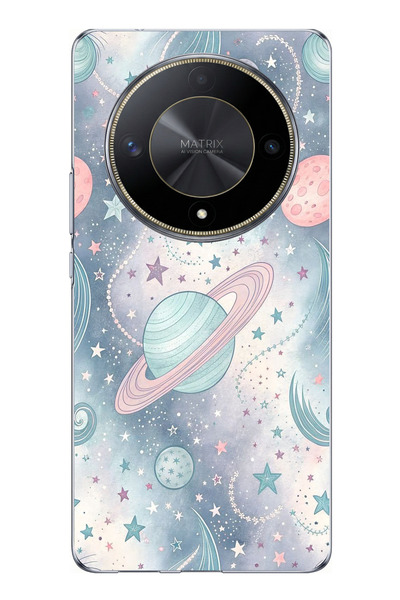 TechTree حافظة سيليكون ناعمة ملونة متوافقة مع Honor X9B مطبوع